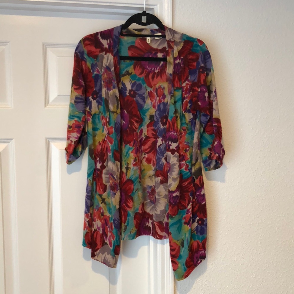 Floral sweater